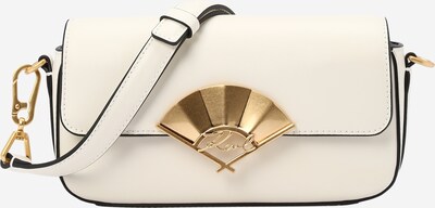 Karl Lagerfeld Mala de ombro em ouro / branco, Vista do produto