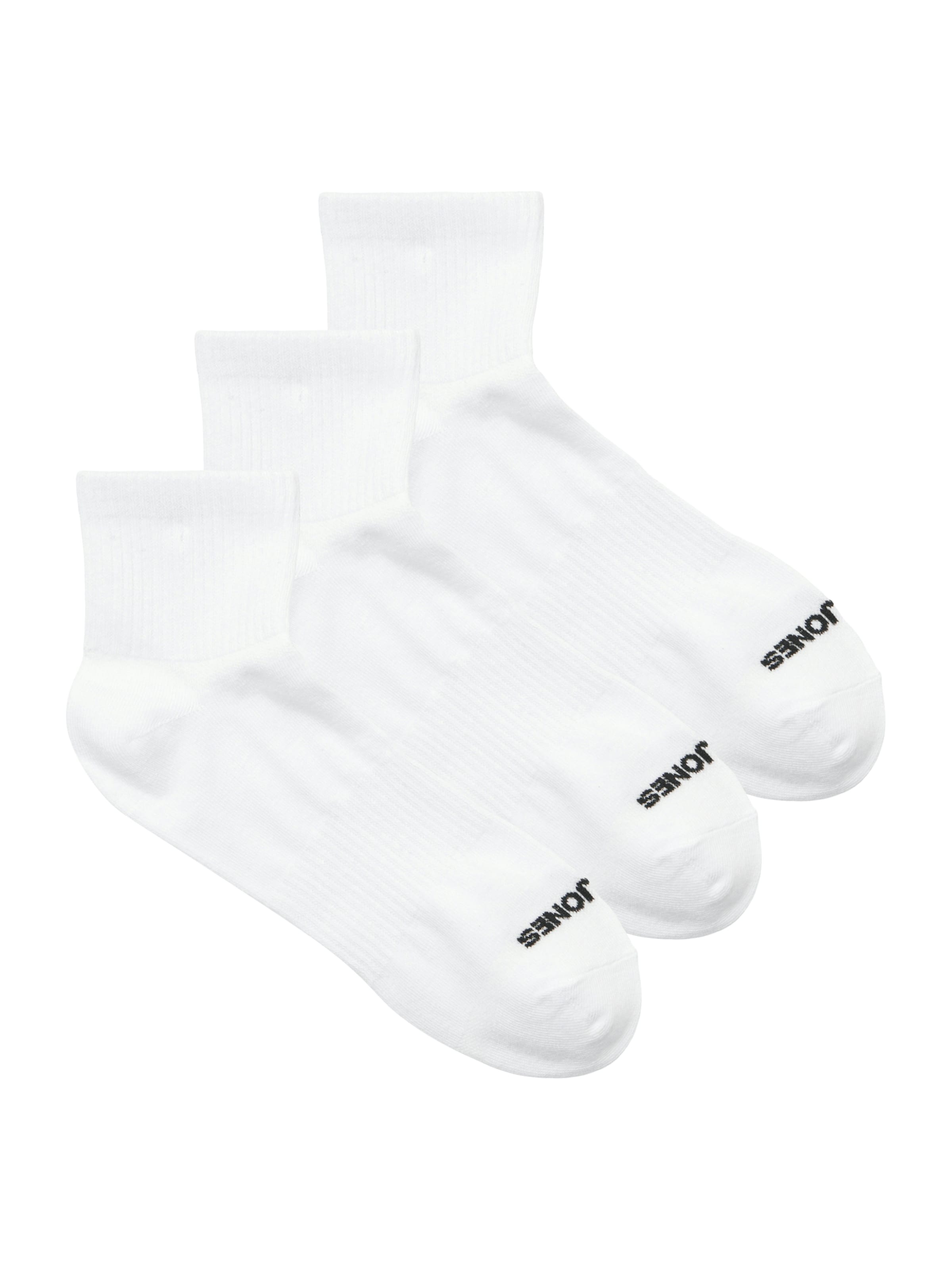 JACK & JONES Meias 'JACLUCA' em preto / branco, Vista do artigo