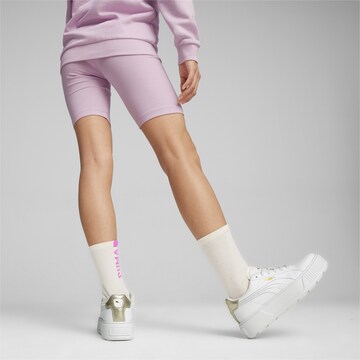 Skinny Pantalon de sport 'ESS+' PUMA en violet