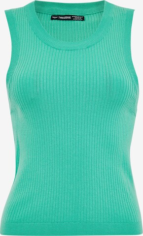 Threadbare Gebreide top 'Eva' in Groen: voorkant