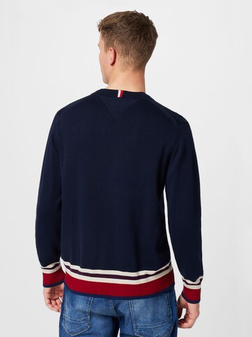 TOMMY HILFIGER Pullover in Blau