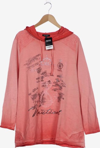 Ulla Popken Sweatshirt & Zip-Up Hoodie in 5XL in Pink: front