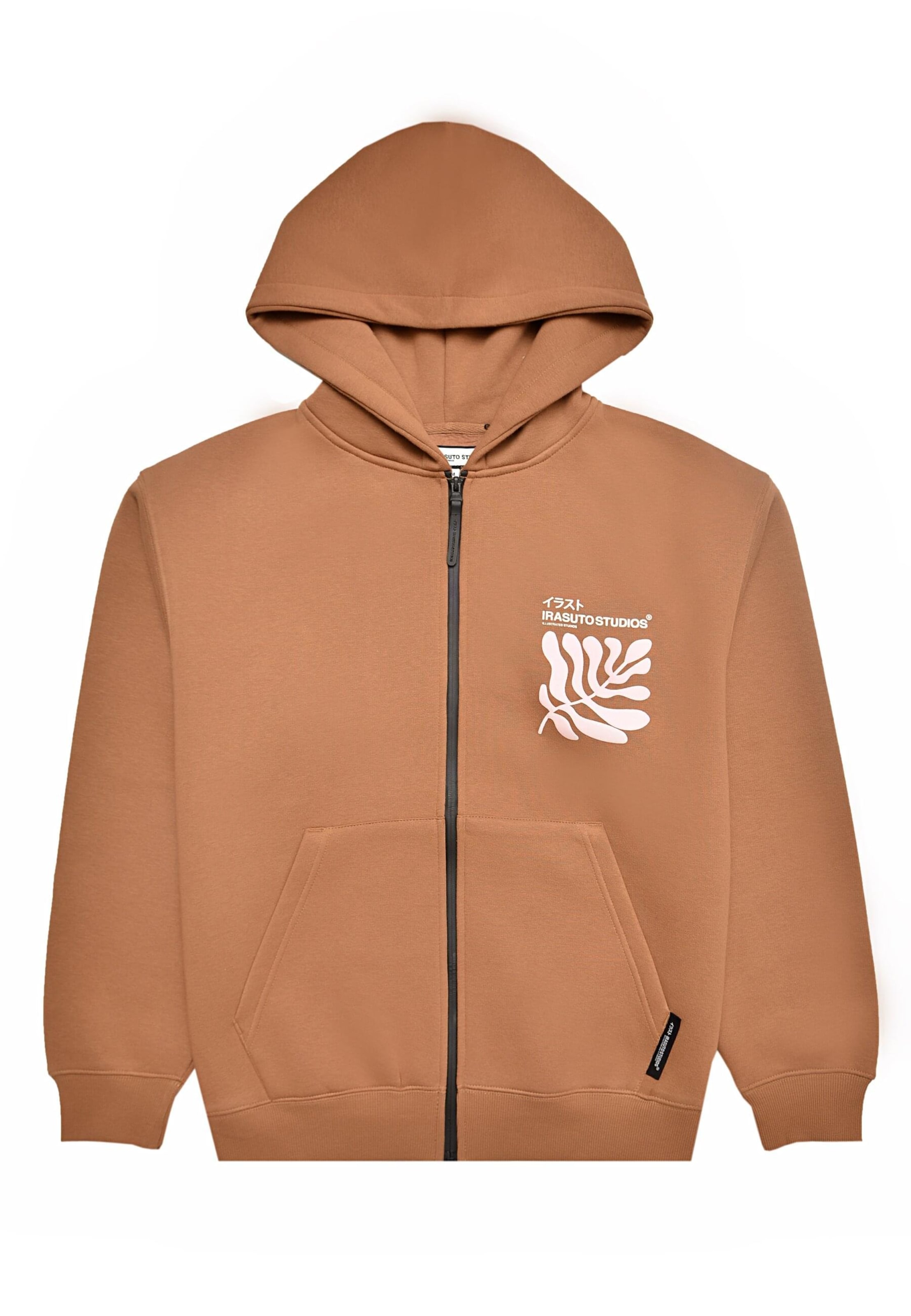 Veste de survêtement 'Sumi' Irasuto Studios en marron : devant