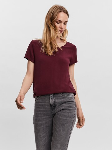 T-shirt 'Becca' VERO MODA en rouge : devant