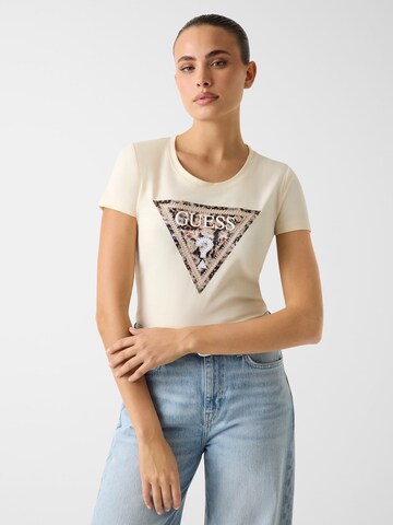 GUESS Shirt in Beige: front