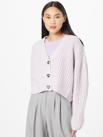 Urban Classics Cardigan i lilla: forside