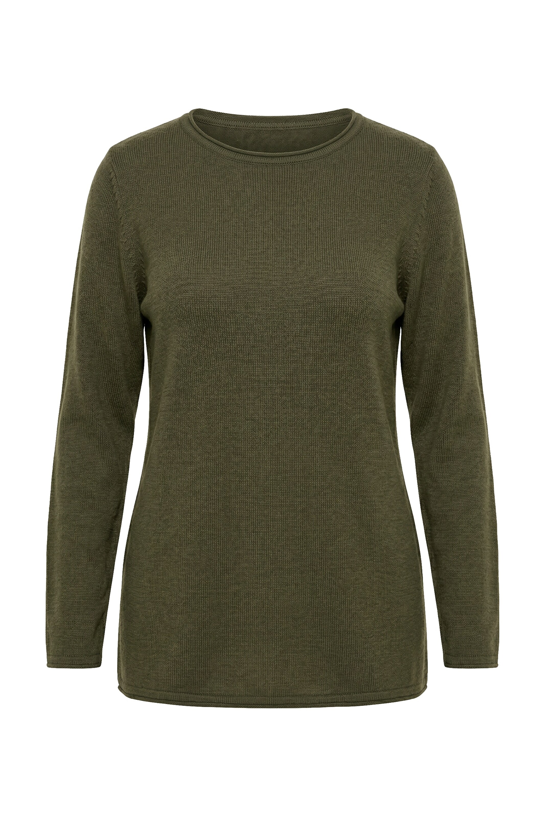 Ulla Popken Pullover in Grün: Vorderseite