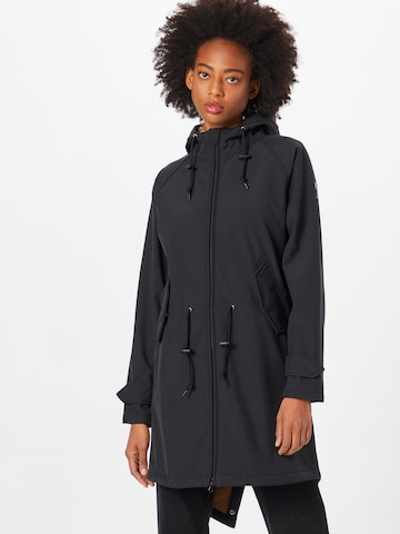 Derbe Weatherproof jacket 'Island Friese' in Black: front
