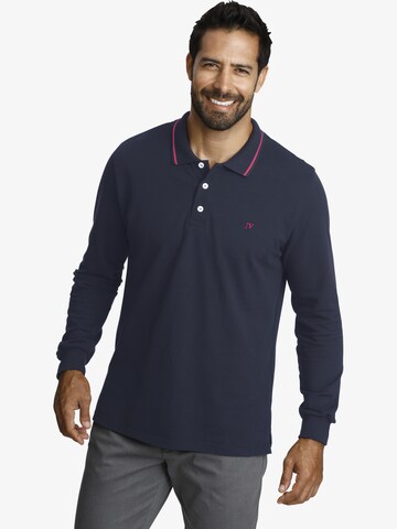 Jan Vanderstorm Shirt ' Ellis ' in Blauw: voorkant