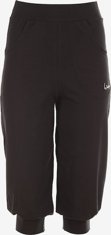 Tapered Pantaloni sport 'WBE12' de la Winshape pe negru: față