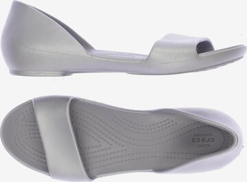 Crocs Sandals & High-Heeled Sandals in 38 in Silver: front