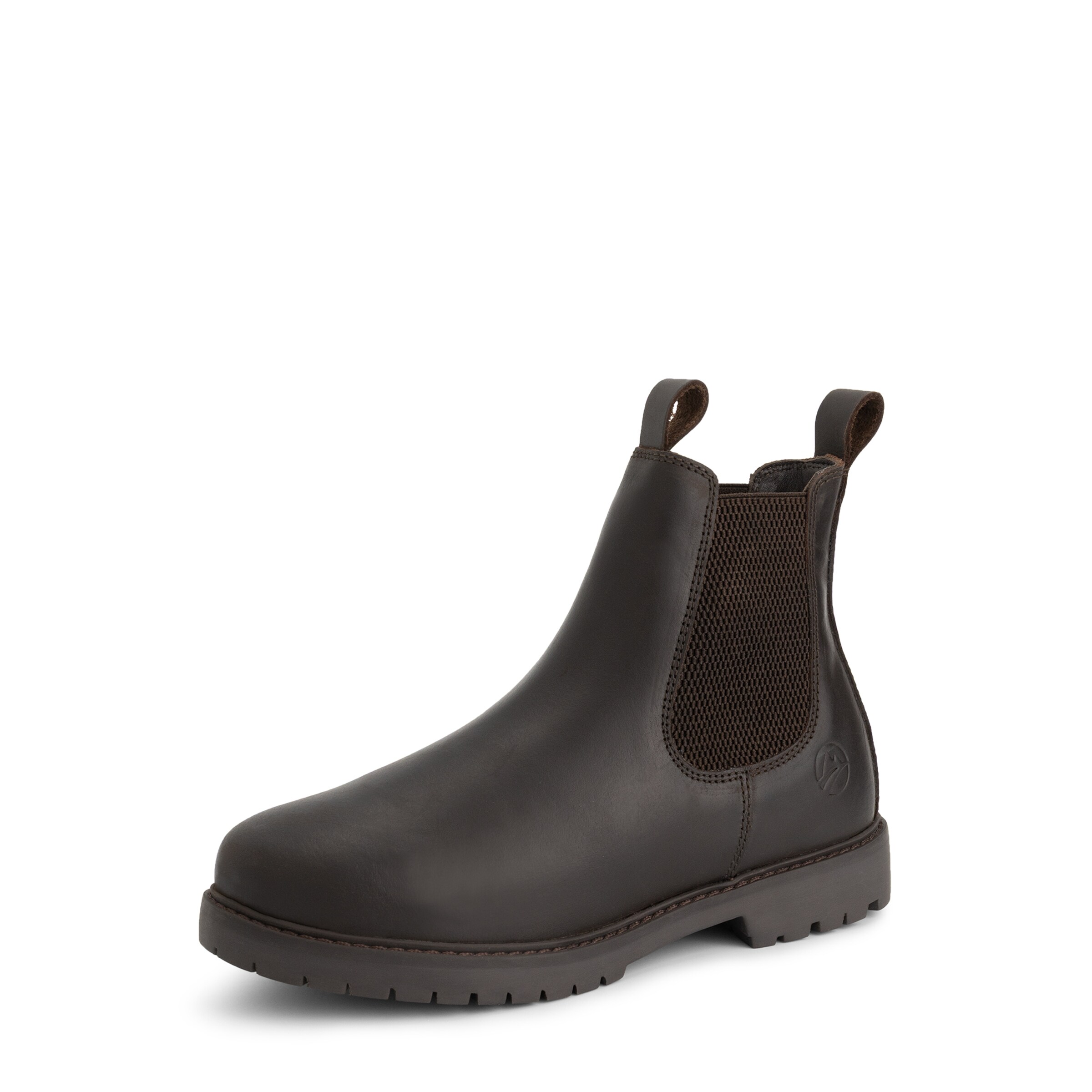 Travelin Chelsea Boots 'Raufoss' in Braun: Vorderseite