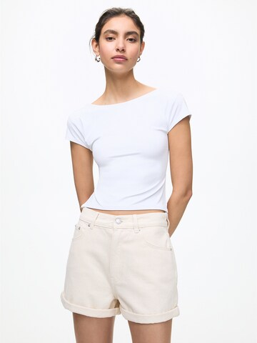Pull&Bear Regular Jeans in Beige