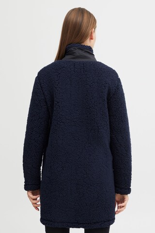 Oxmo Fleece Jacket 'OXELINE' in Blue