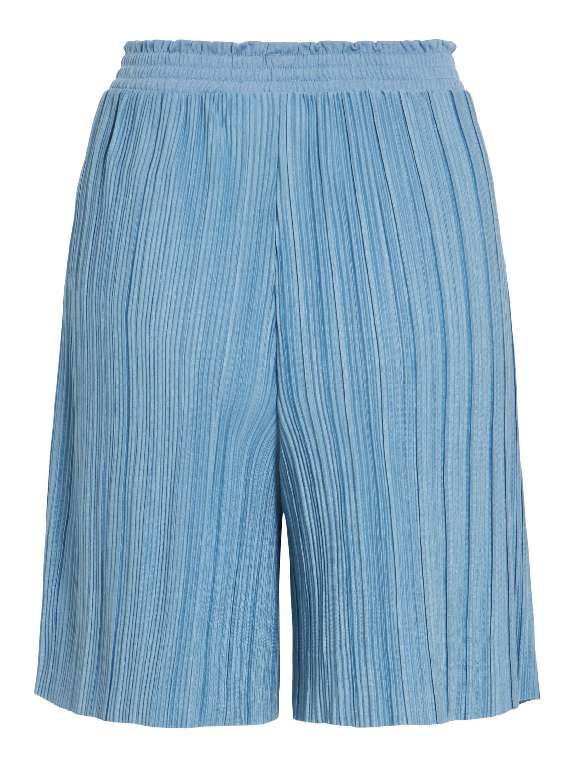 Regular Pantalon 'VIPlis' VILA en bleu