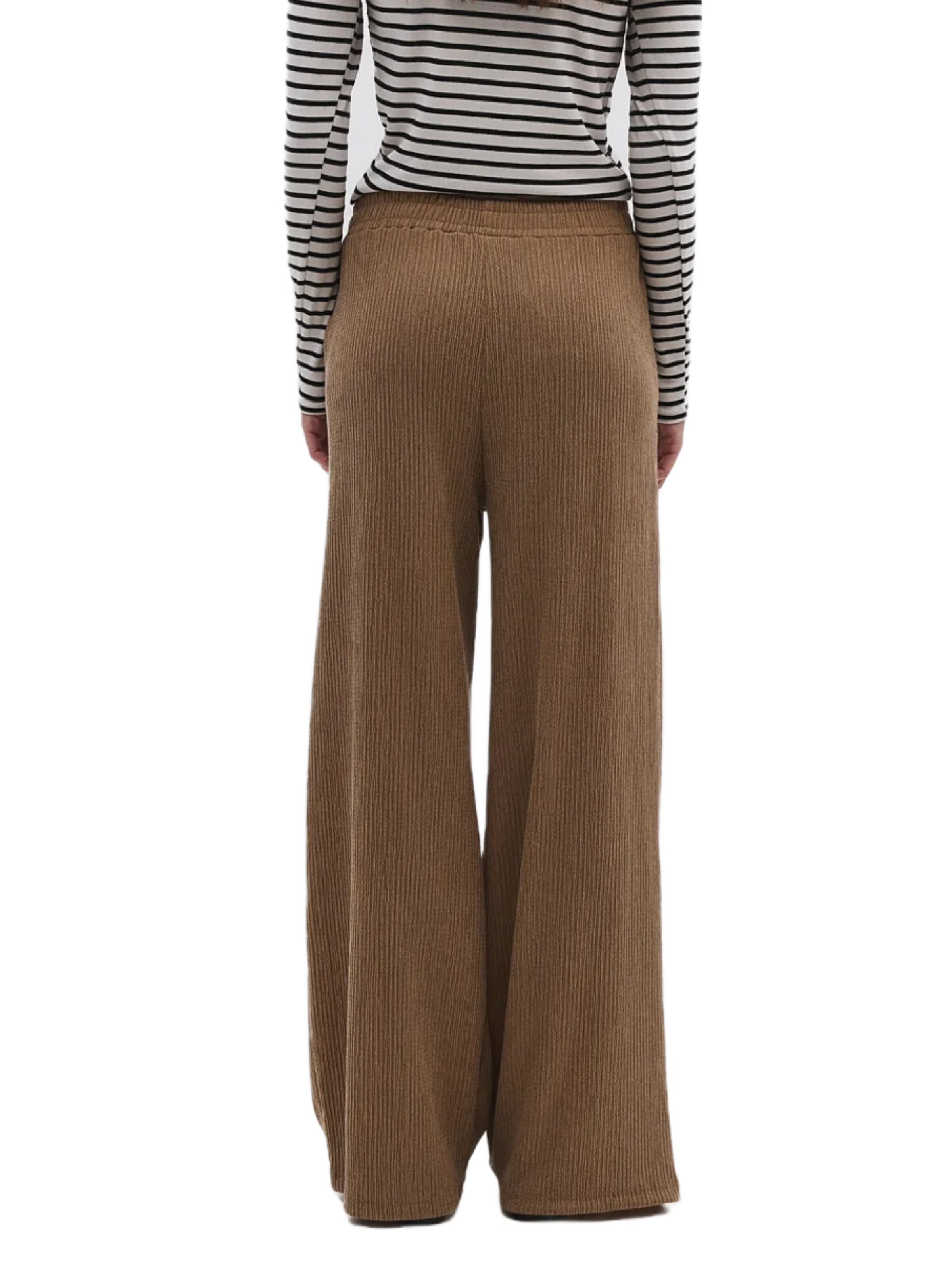 No Matter What Wide Leg Hose in Braun