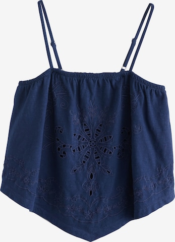 Next - Top en azul: frente