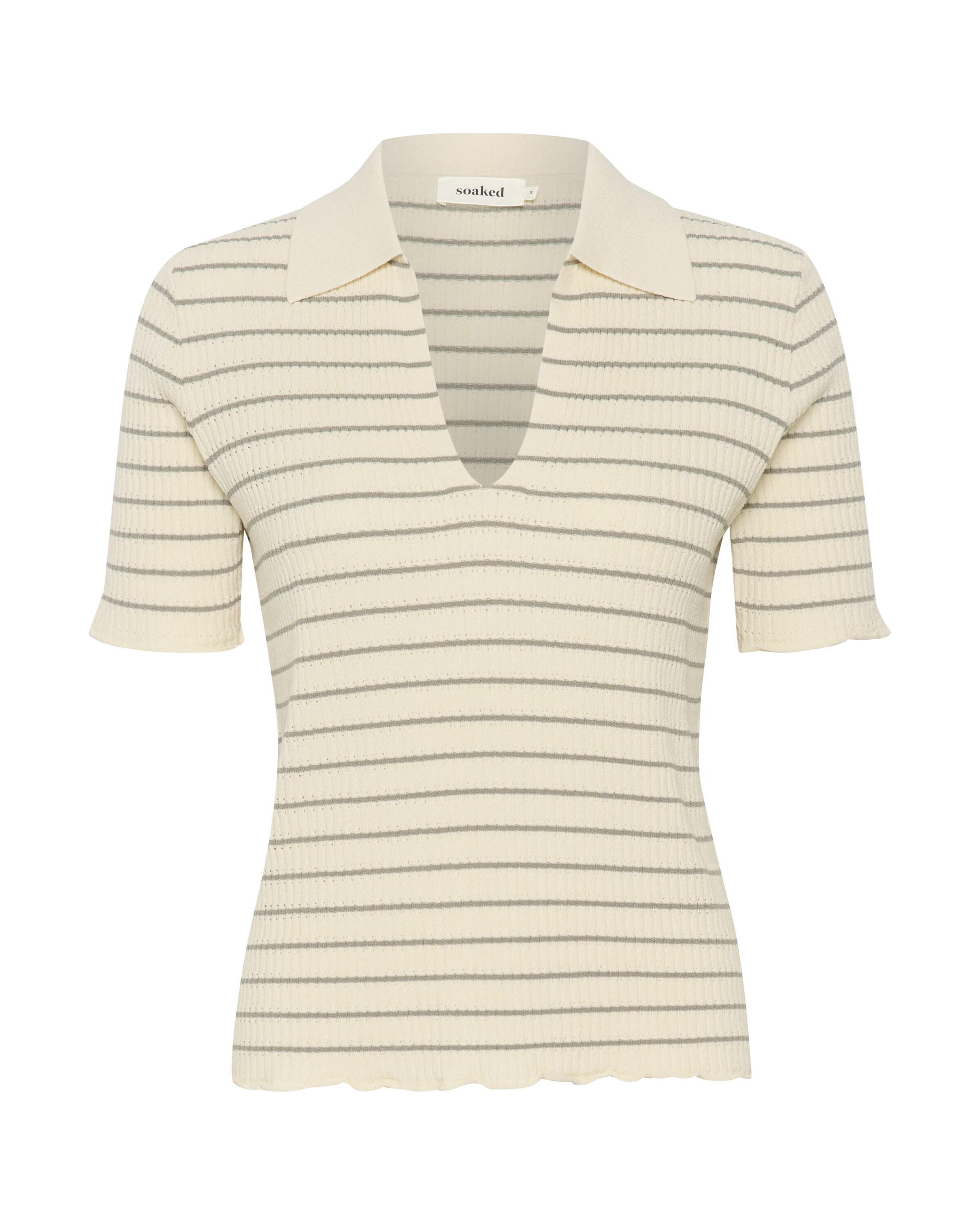SOAKED IN LUXURY Shirt 'Lidya' in Beige: front