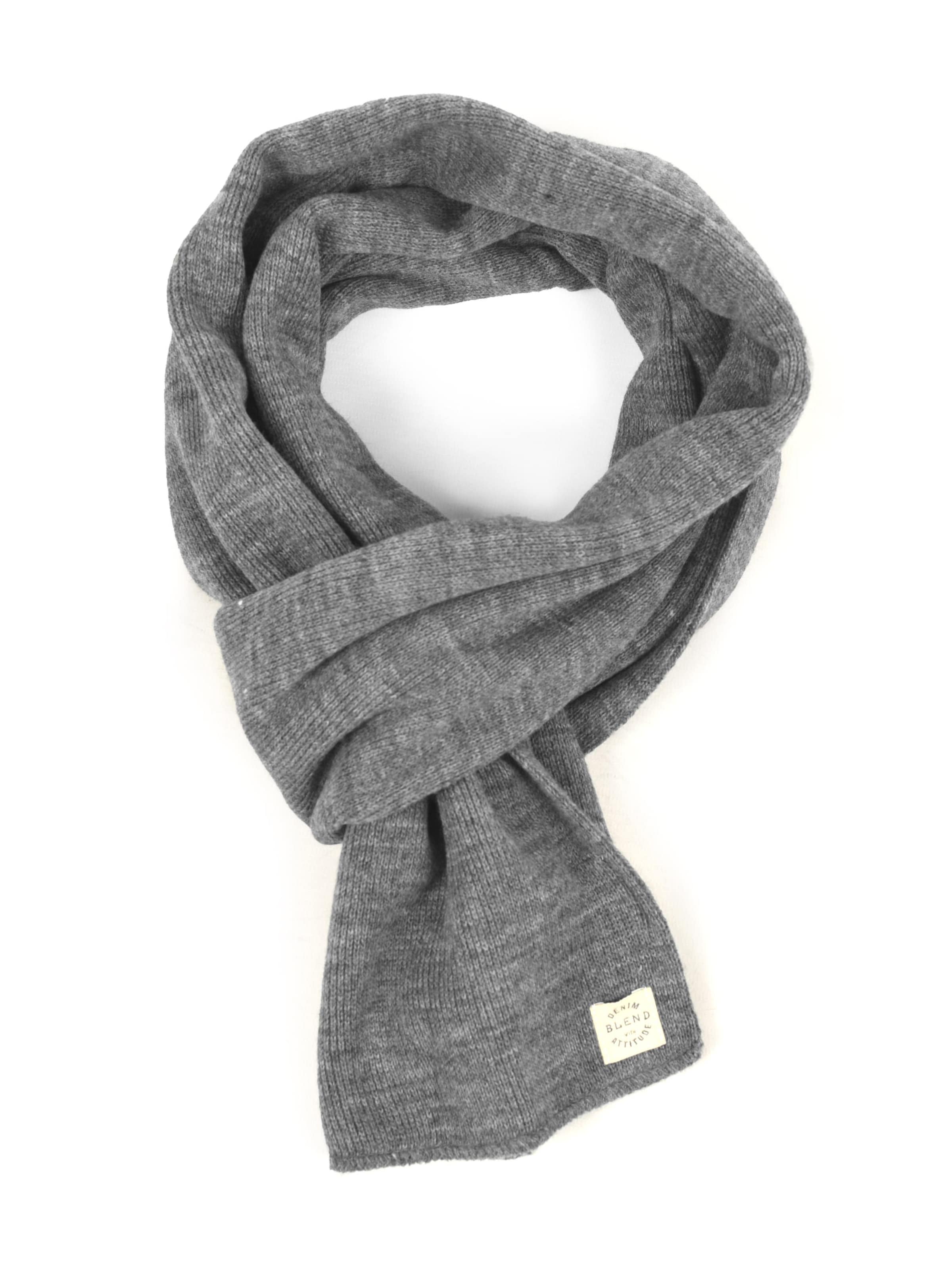 BLEND Sjaal 'Scar' in Grijs: voorkant