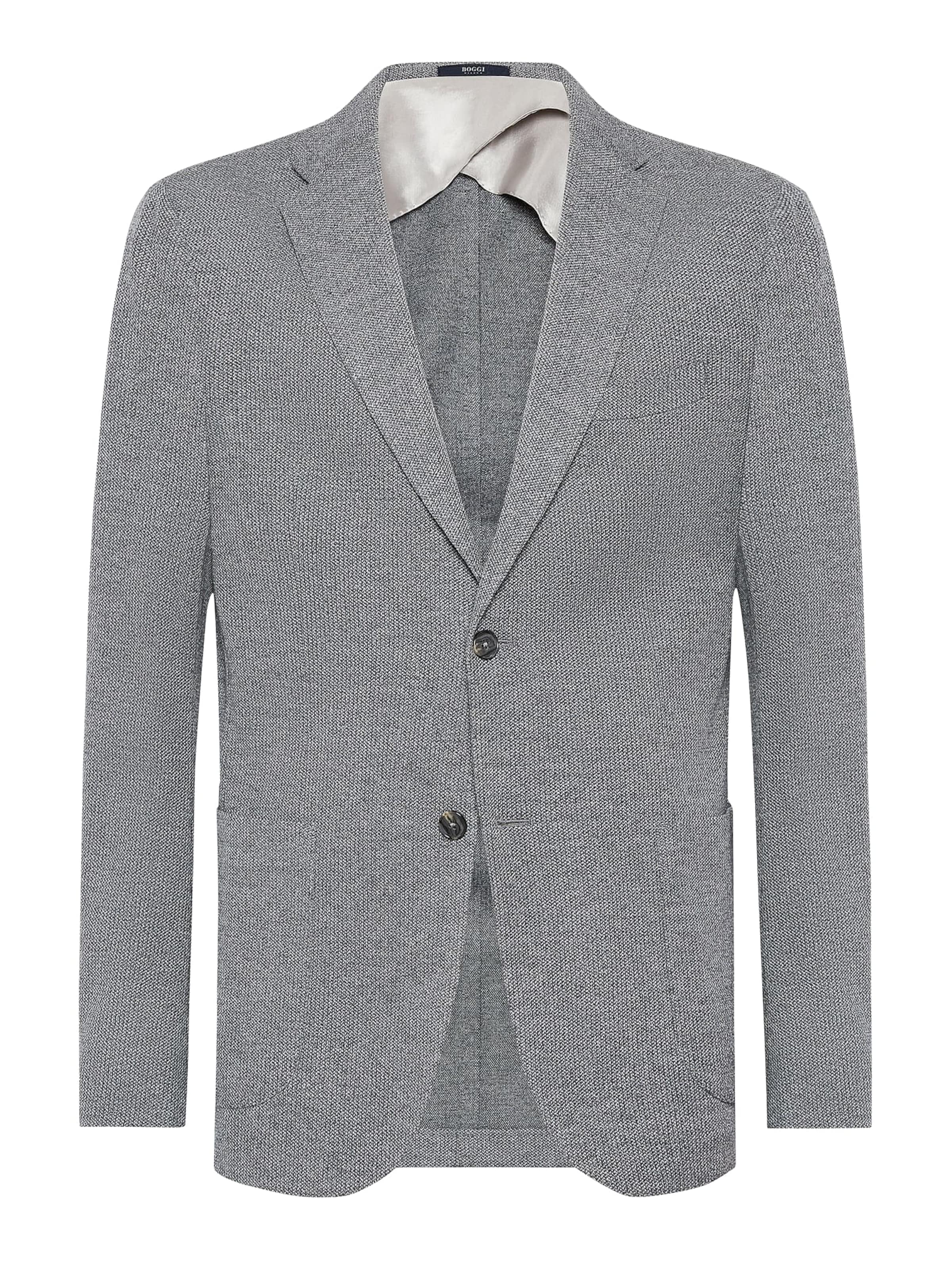 Regular fit Giacca da completo di Boggi Milano in grigio: frontale