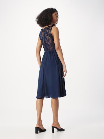 Robe de cocktail Laona en bleu