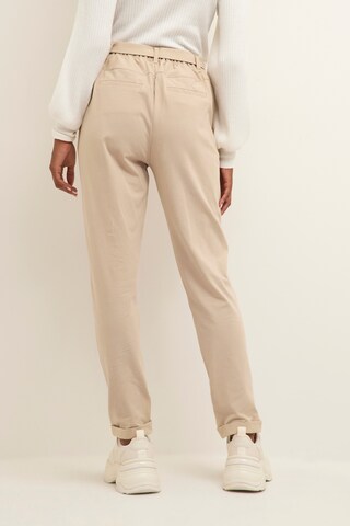 Kaffe - Tapered Pantalón 'Jillian' en beige