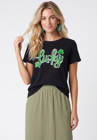 usha FESTIVAL - Camiseta en negro: frente