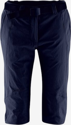 Maier Sports Slimfit Shorts 'Kluane' in Blau: predná strana