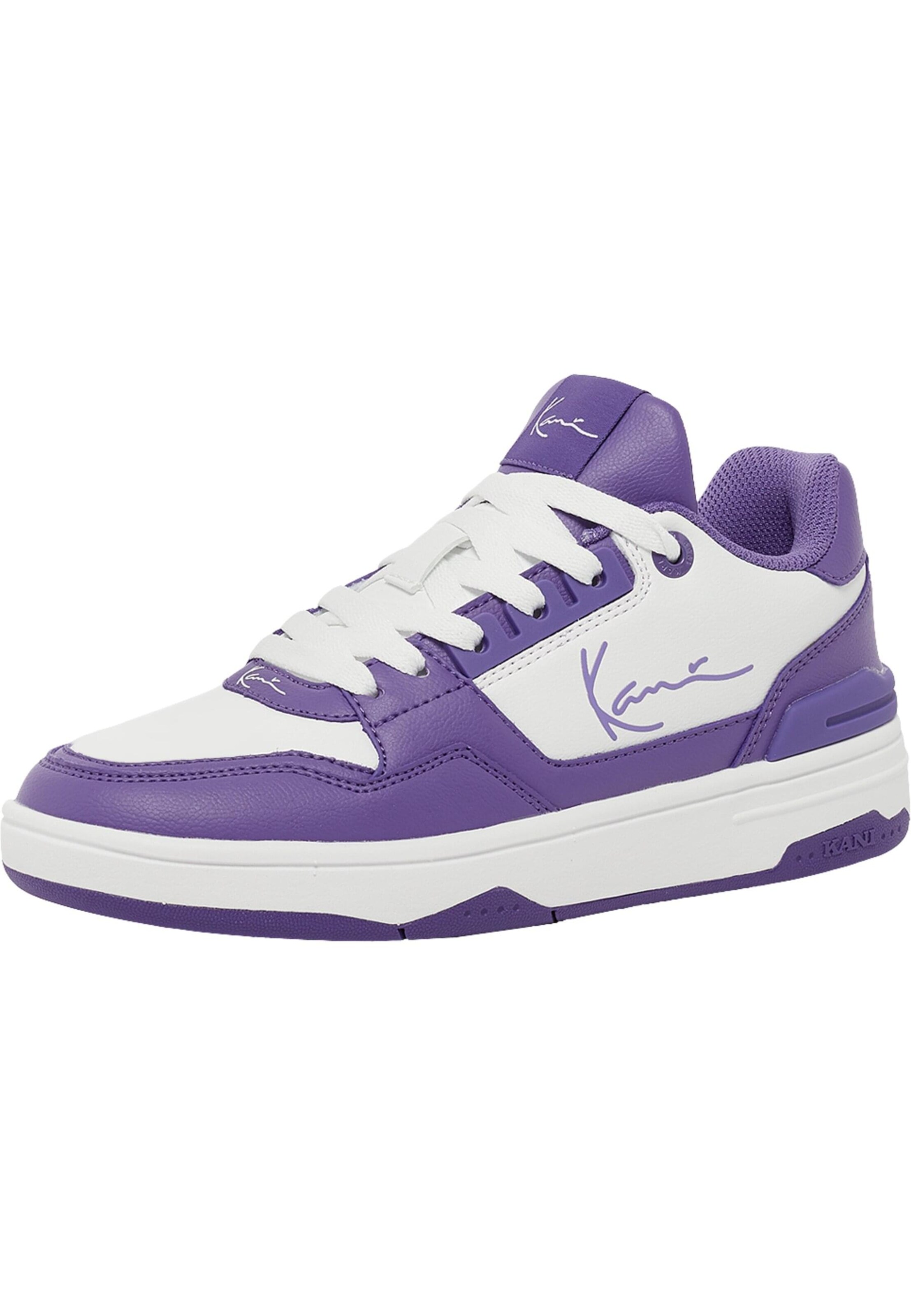 Baskets Karl Kani en violet : devant