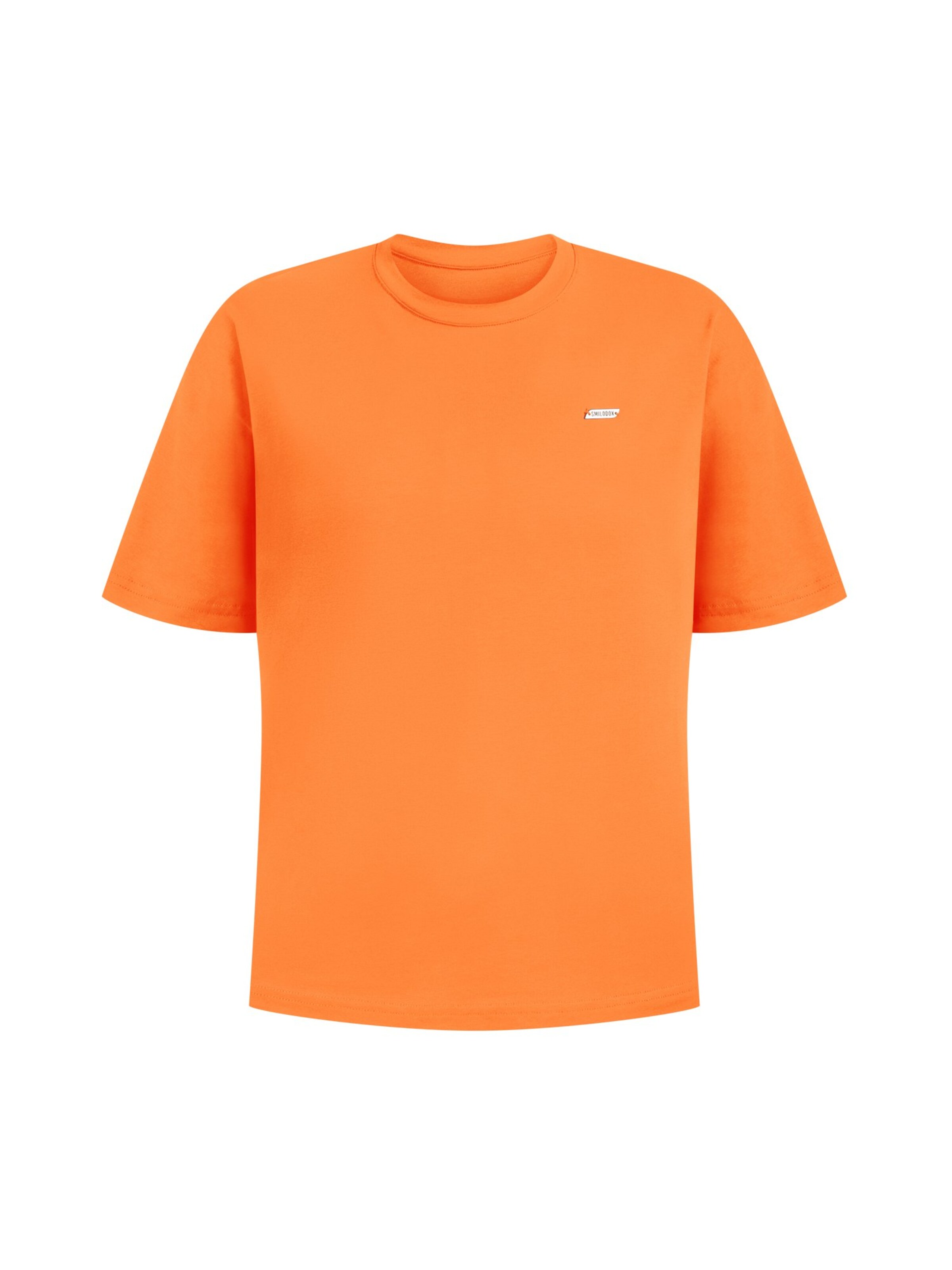 T-shirt Smilodox en orange : devant