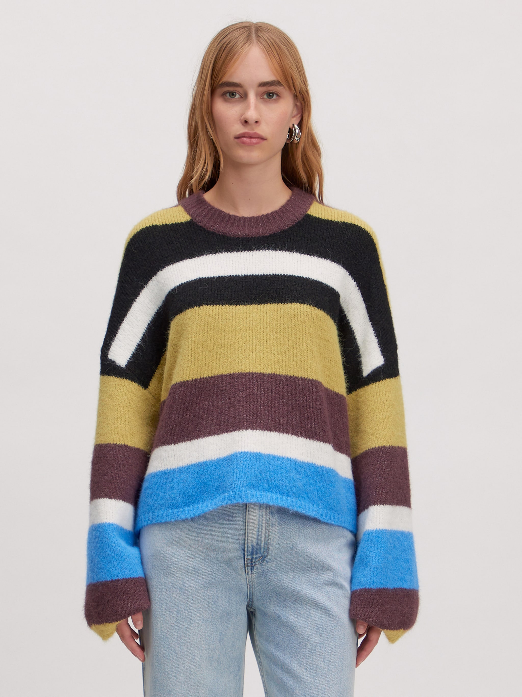 EDITED Produkte Pullover 'Lainey' blaumeliert