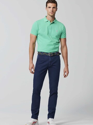 Regular Pantalon chino MEYER en bleu