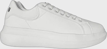 Chaussure à lacets ICON en blanc : devant