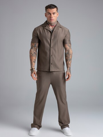 SikSilk Shirt in Brown
