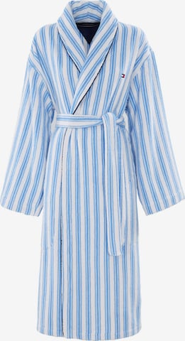 TOMMY HILFIGER Bademantel 'GENTLEMAN', Größe S - Gesamtlänge ca.110 cm in Blau: Vorderseite