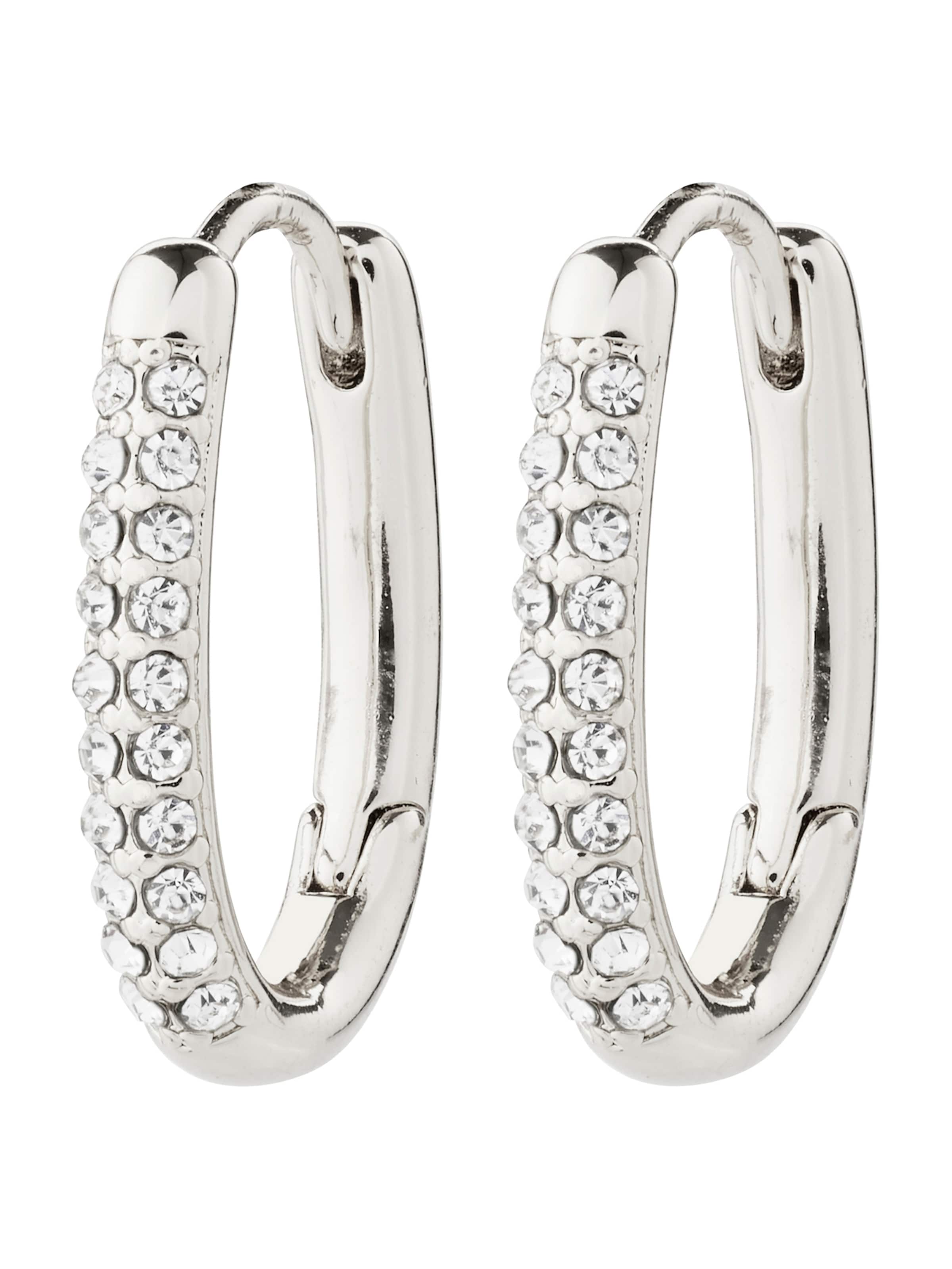 Pilgrim Серьги 'Amiri' в Серебристый: спереди