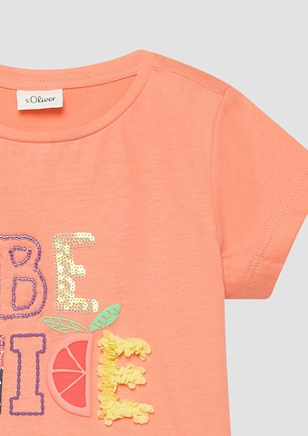 T-Shirt s.Oliver en orange