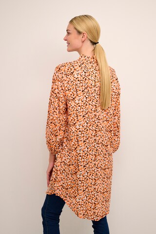 Kaffe Shirt Dress 'Somia' in Orange