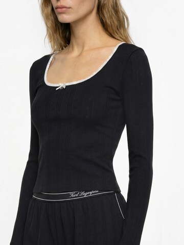 Karl Lagerfeld Pyjamashortsit värissä musta