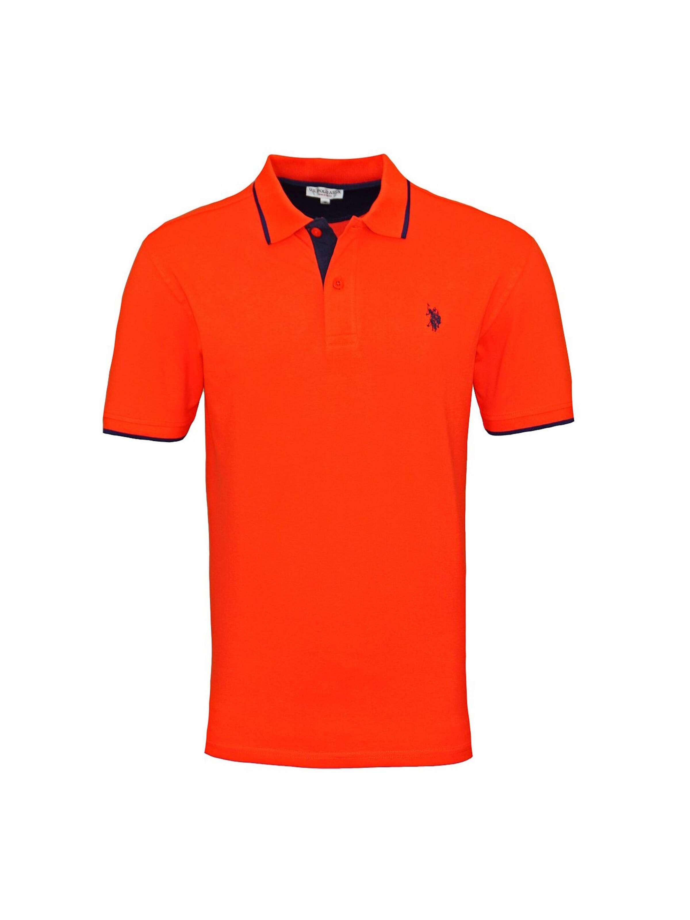 Maglietta di U.S. POLO ASSN. in arancione: frontale