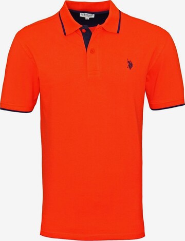 Maglietta di U.S. POLO ASSN. in arancione: frontale