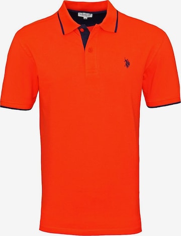 U.S. POLO ASSN. Shirt in Oranje: voorkant