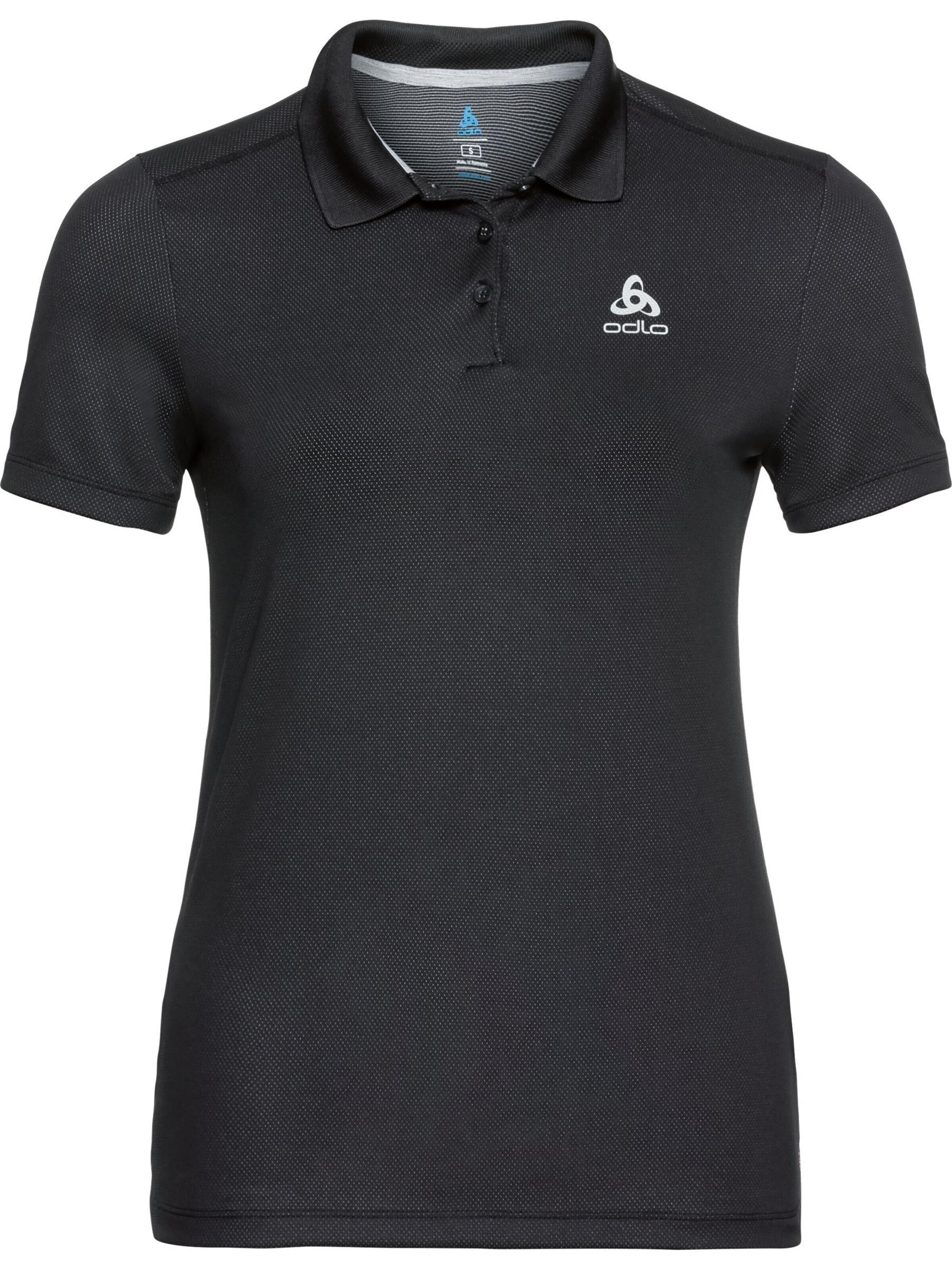 ODLO Functioneel shirt 'F-DRY' in Zwart: voorkant