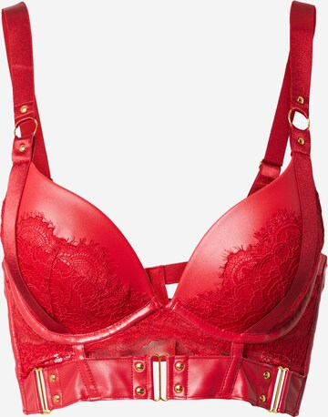 Hunkemöller Push-up BH 'Occult' in Rood: voorkant