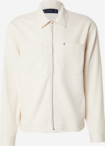 Abercrombie & Fitch Regularny krój Koszula w kolorze biały: przód