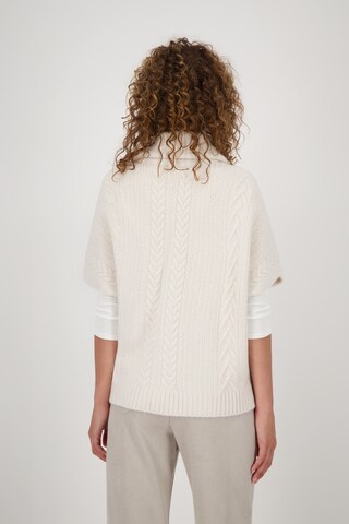 monari Strickcape 'Monari' in Weiß