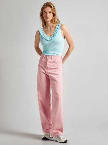 Pepe Jeans Top 'Leire' in Blau