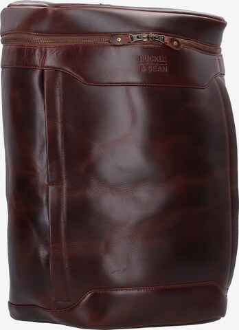 Buckle & Seam Backpack 'Siwa' in Brown