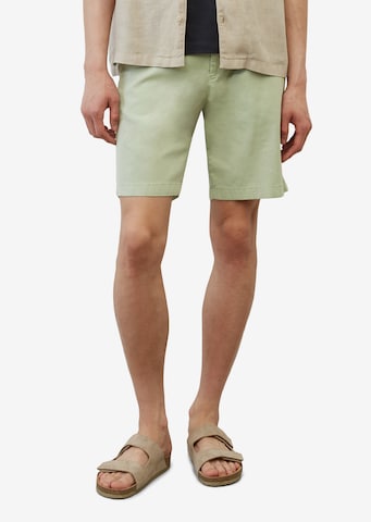 Marc O'Polo Chino kalhoty 'Salo' – zelená: přední strana