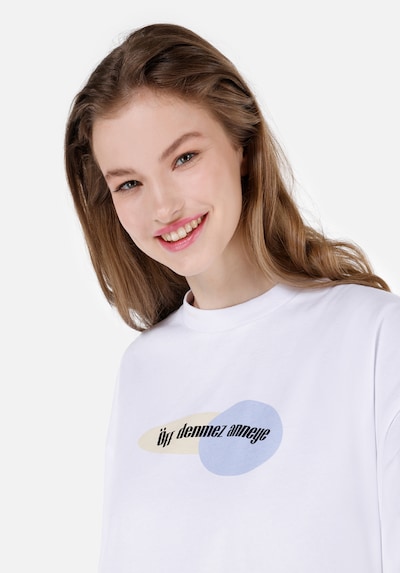 Colin's T-Shirt in hellblau / hellgelb / schwarz / weiß, Produktansicht